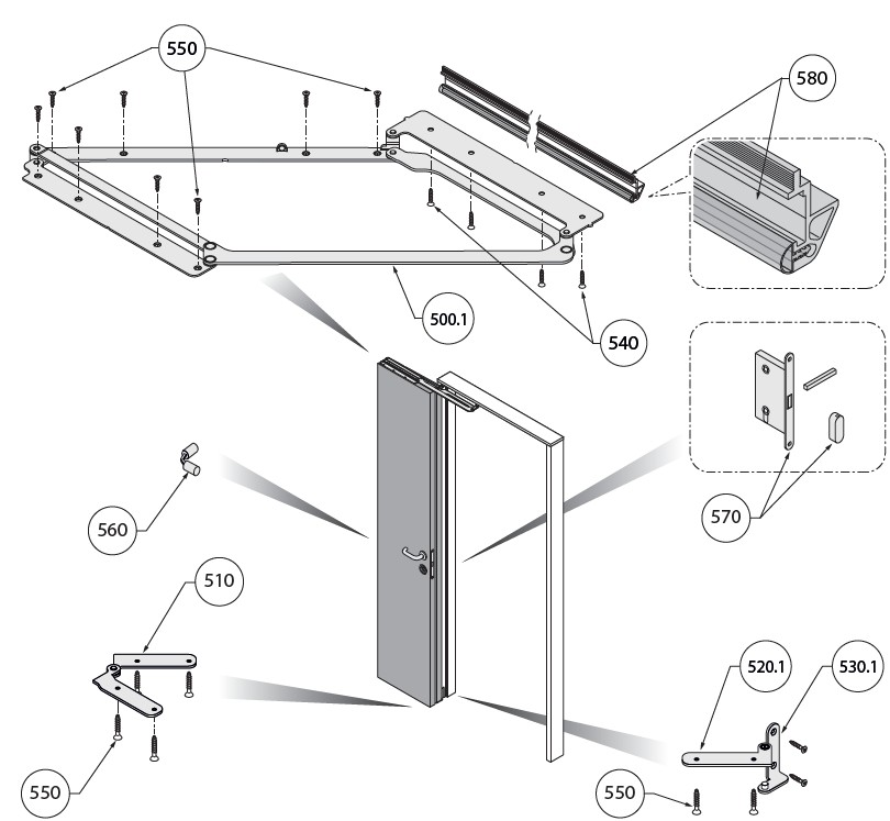 System Compack Living 180 - elementy